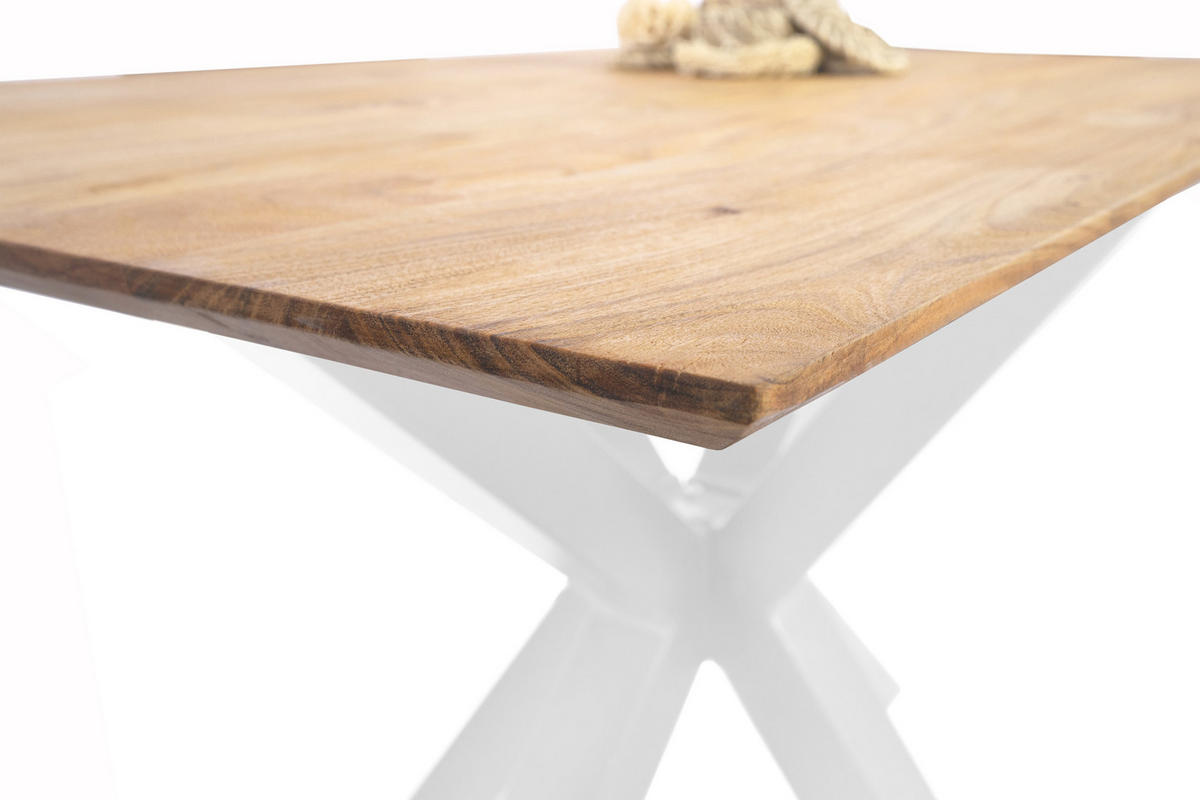 ESSTISCH DEAN - Eichefarben/Beige, Holz (80/140/77cm) - SAM