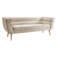 SOFA Bal 3 - Beige/Naturfarben, Holz/Textil (182/75/74cm) - MIRJAN24