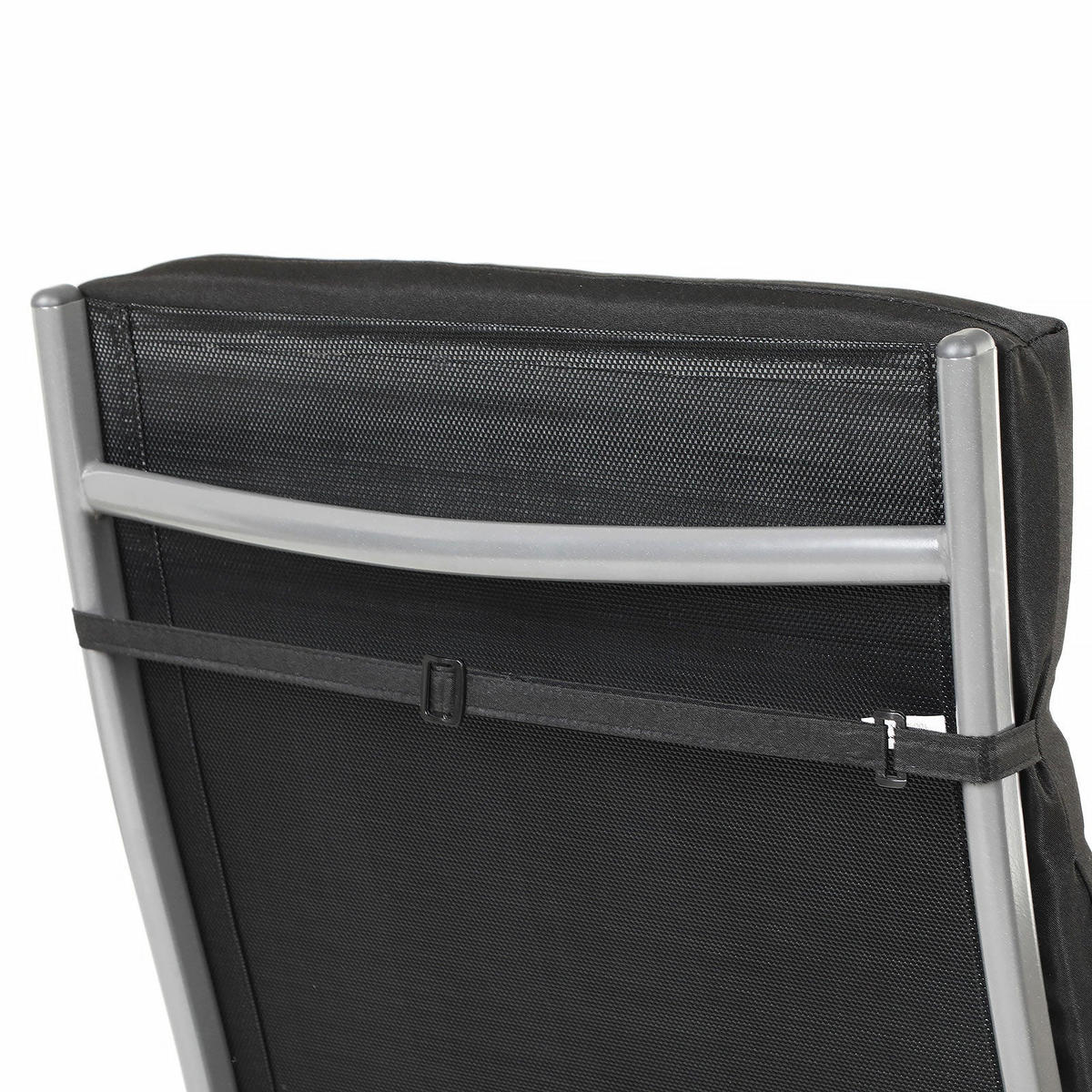 SONNENLIEGE GARTENLIEGE - Schwarz, Textil (60/39/183cm) - Hansiro