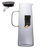 KARAFFE 1.4 Liter - Grau, Glas (1.7L) - Intirilife