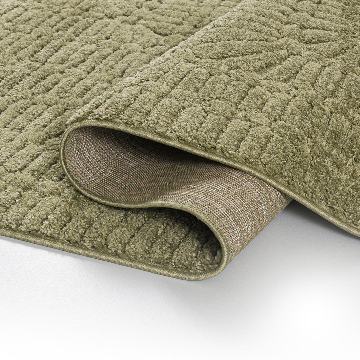 TEPPICH Grün Geometrische, Moderne, Bögen - 140 x 200 cm - Hellgrün/Grün, Textil (140/200cm) - Mazovia