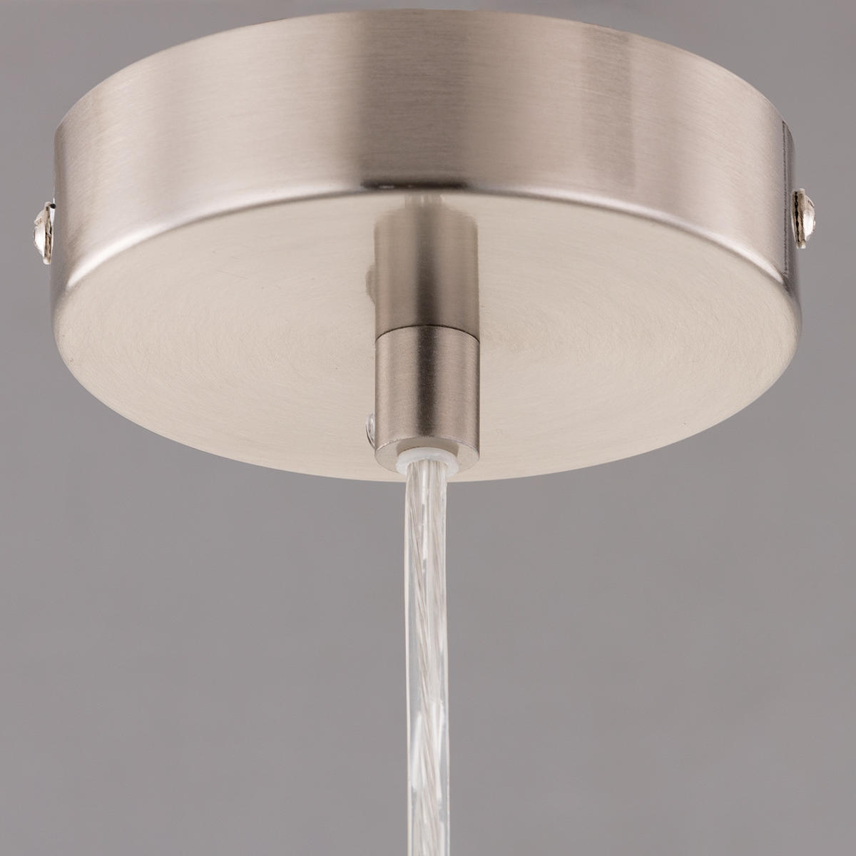 PENDELLEUCHTE - Sicherheitsglas / Eisen - 1-flammig - Champagner, Glas/Metall (40/40/120cm) - home24