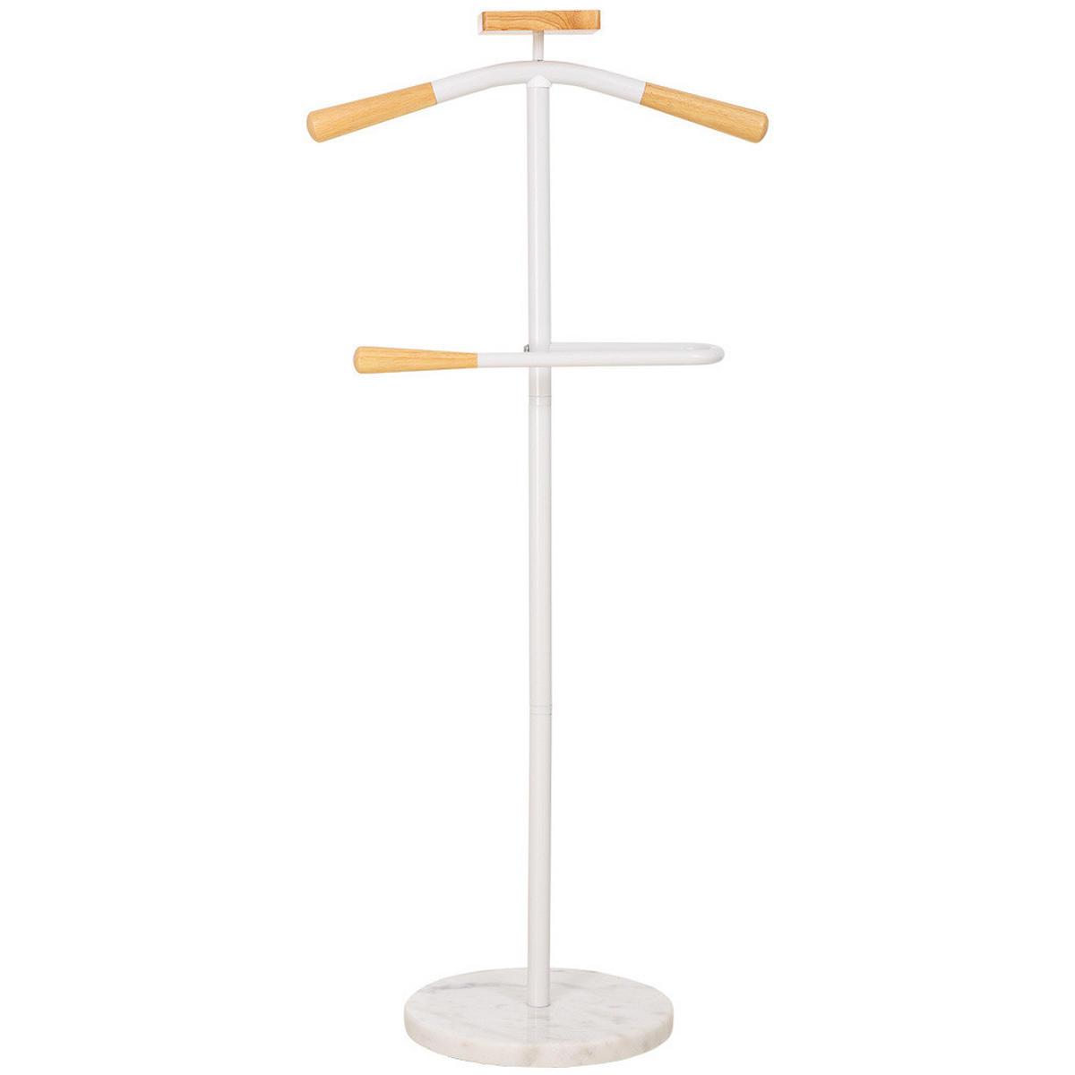 GARDEROBE aus metall - Weiß, Metall (30/120/30cm) - Wanderlust