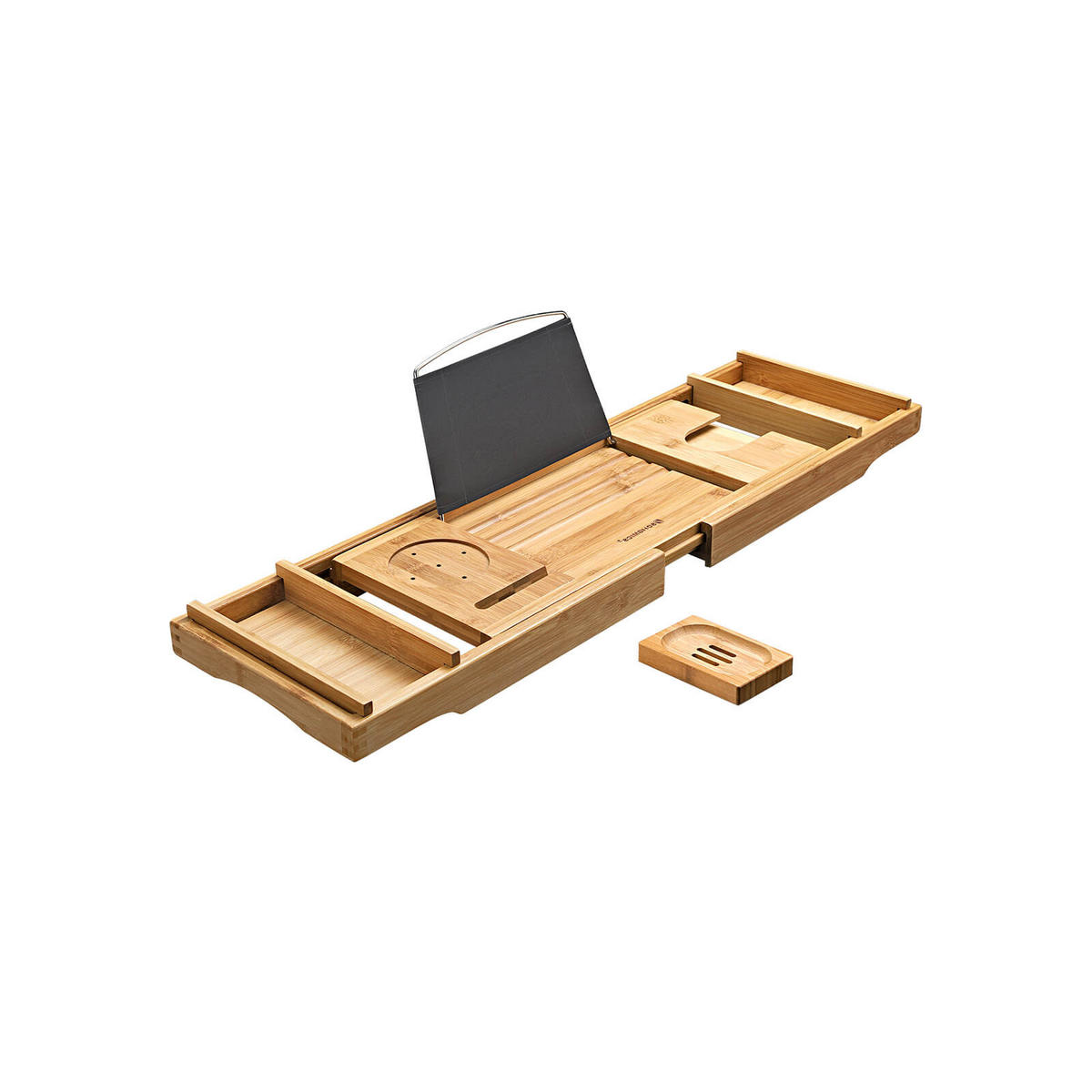 BADEWANNENABLAGE - Eukalyptusholzfarben, Holz (23/109cm) - Hansiro