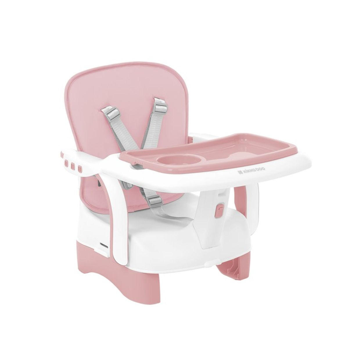 KINDERSTUHL Chewy rosa Doppeltablett, Sicherheitsgurt, faltbar - Rosa, Kunststoff (39/38/25cm) - Kikka boo