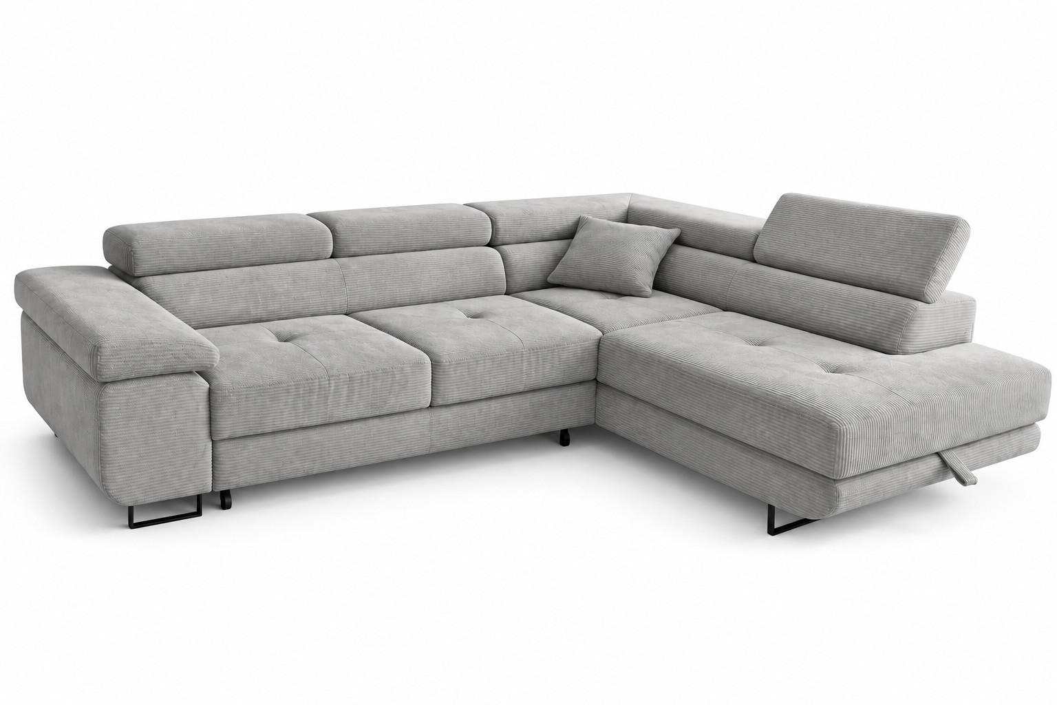 KS Home Concept Ecksofa Taupe 275x205 cm