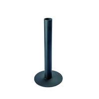 KERZENLEUCHTER Matt-Schwarz Höhe 160 mm für Stabkerzen Ø 20 mm - Schwarz, Paraffin (10/16/16cm) - Frieda