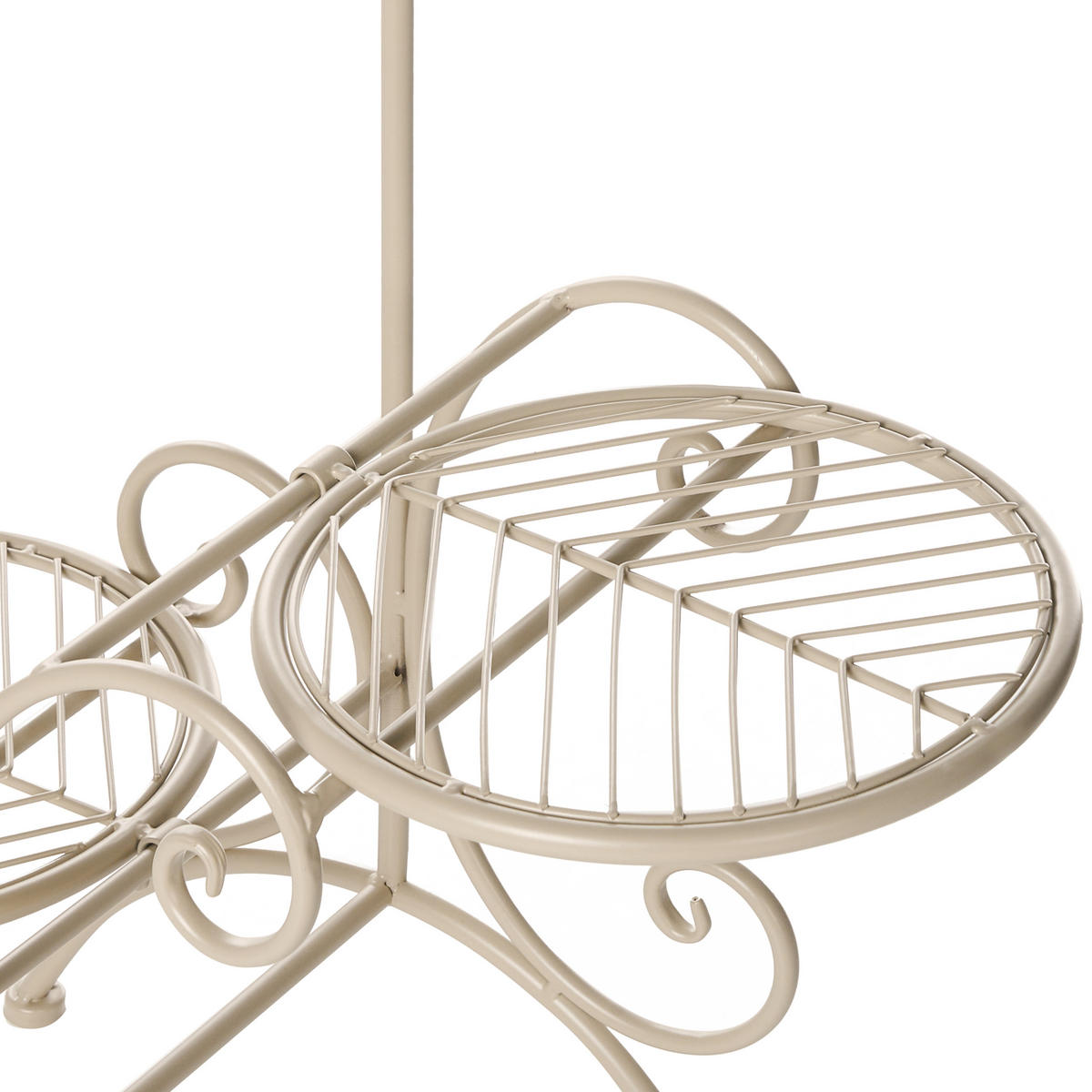 SUPORT PENTRU PLANTE bej Asagao - bej, metal (71cm) - Beliani
