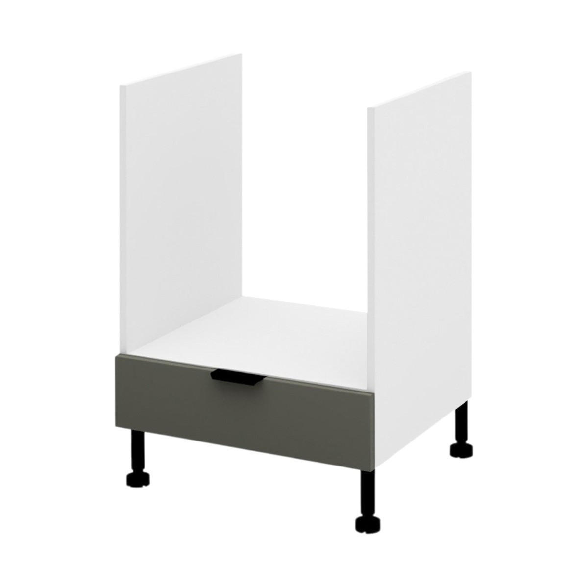 BACKOFENSCHRANK – 60 cm – KU-DP60 – Lunara – Dunkelgrau - Dunkelgrau, Holzwerkstoff (60/72/52cm) - hi-markt