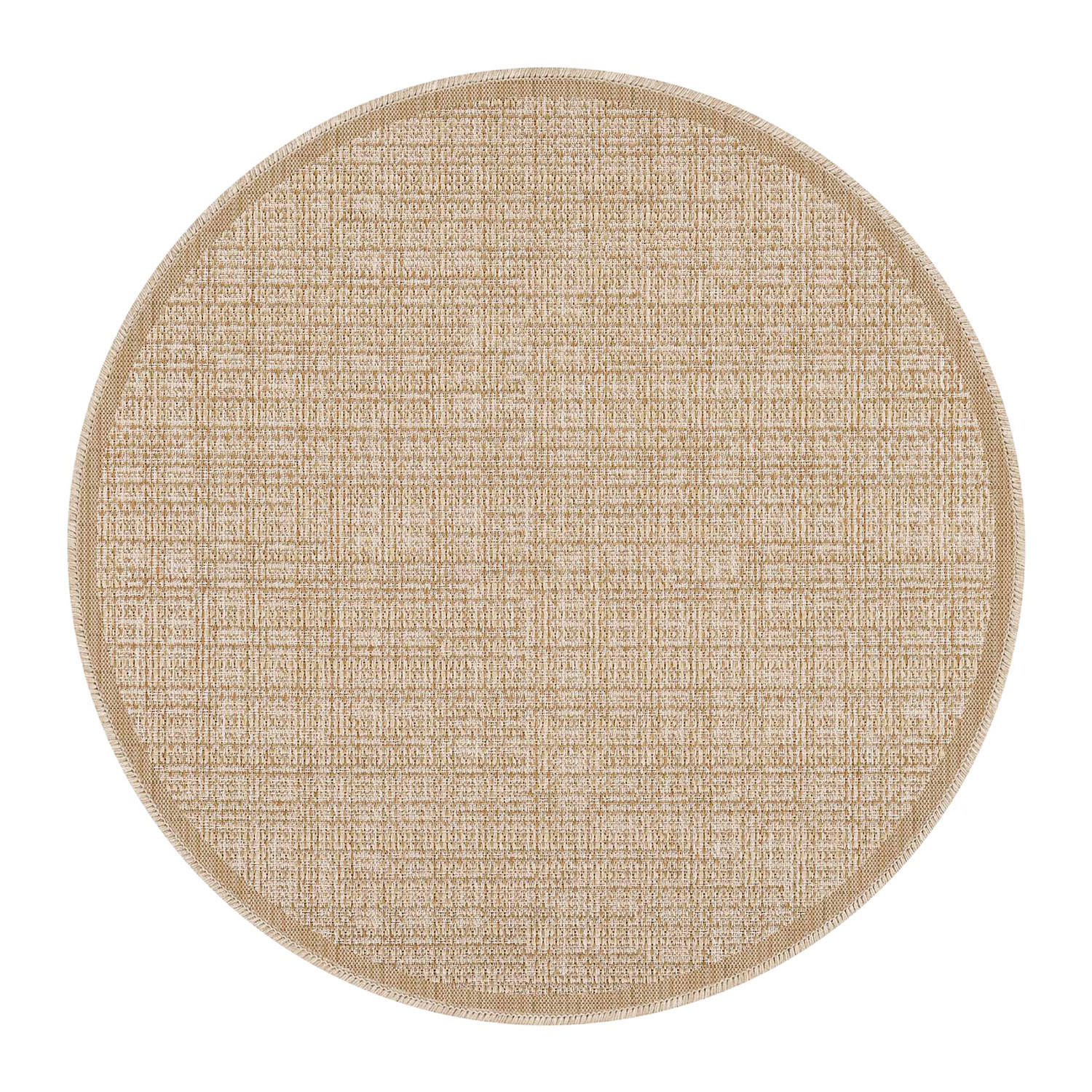 OUTDOOR-TEPPICH 791 Braun Wetterfest 200 cm Rund - Braun, Textil (200/200cm) - carpet city