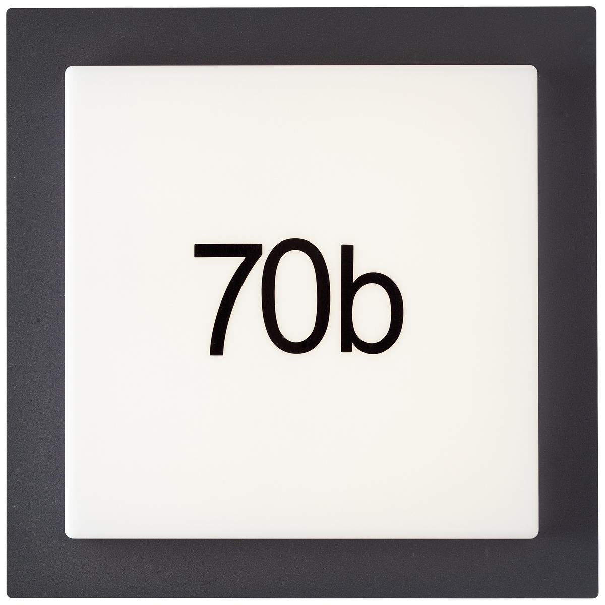 AUSSENWANDLEUCHTE Sten G96503/75 - Schwarz, Metall (30/30/5.8cm) - Brilliant