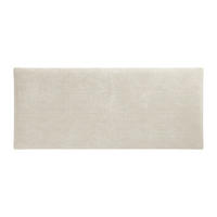 BETTKOPFTEIL - 2 Personen - samt - beige Rapili - Beige, Textil (172/60/4cm) - Vente-Unique