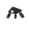 STRAHLER - Schwarz, Metall (30/30/15cm) - Lumicom