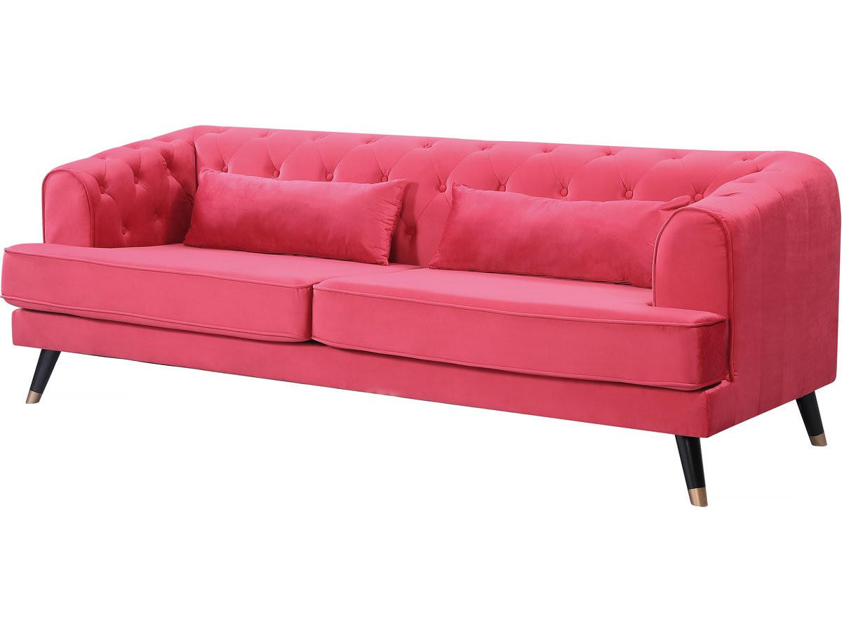 EINZELSOFA gloria Rot/Gelb - Rot, Textil (86/76/216cm) - Habitat Garten