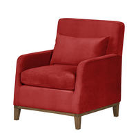 SESSEL - Rot, Holz/Textil (70/84/84cm) - home24