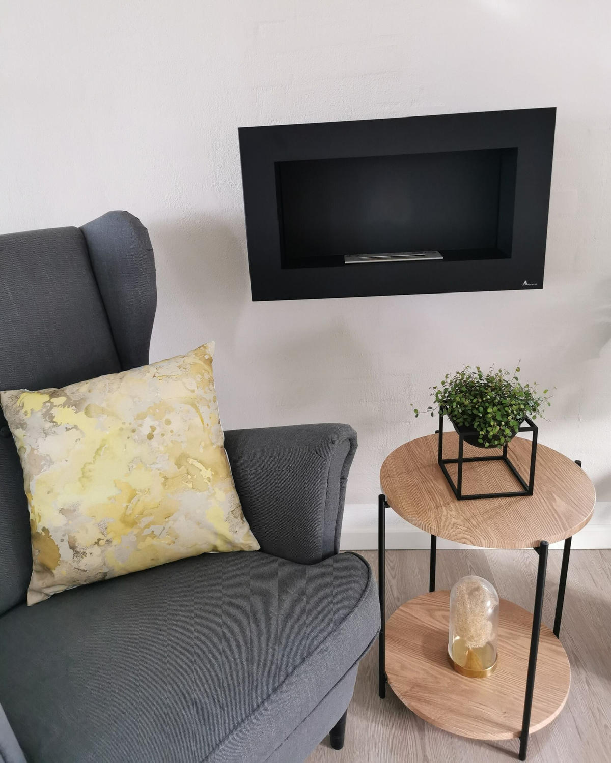 DEKORATIVNÍ POLŠTÁŘ sada 2 ks Žlutý 45/45 cm Pachira - žlutá, textil/přírodní materiály (45/45cm) - Beliani