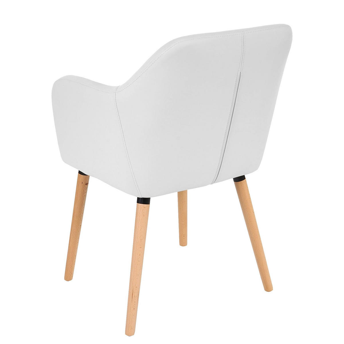 ESSZIMMERSTUHL Weiß 6er-Set - Weiß, Textil (58/88/64cm) - MCW