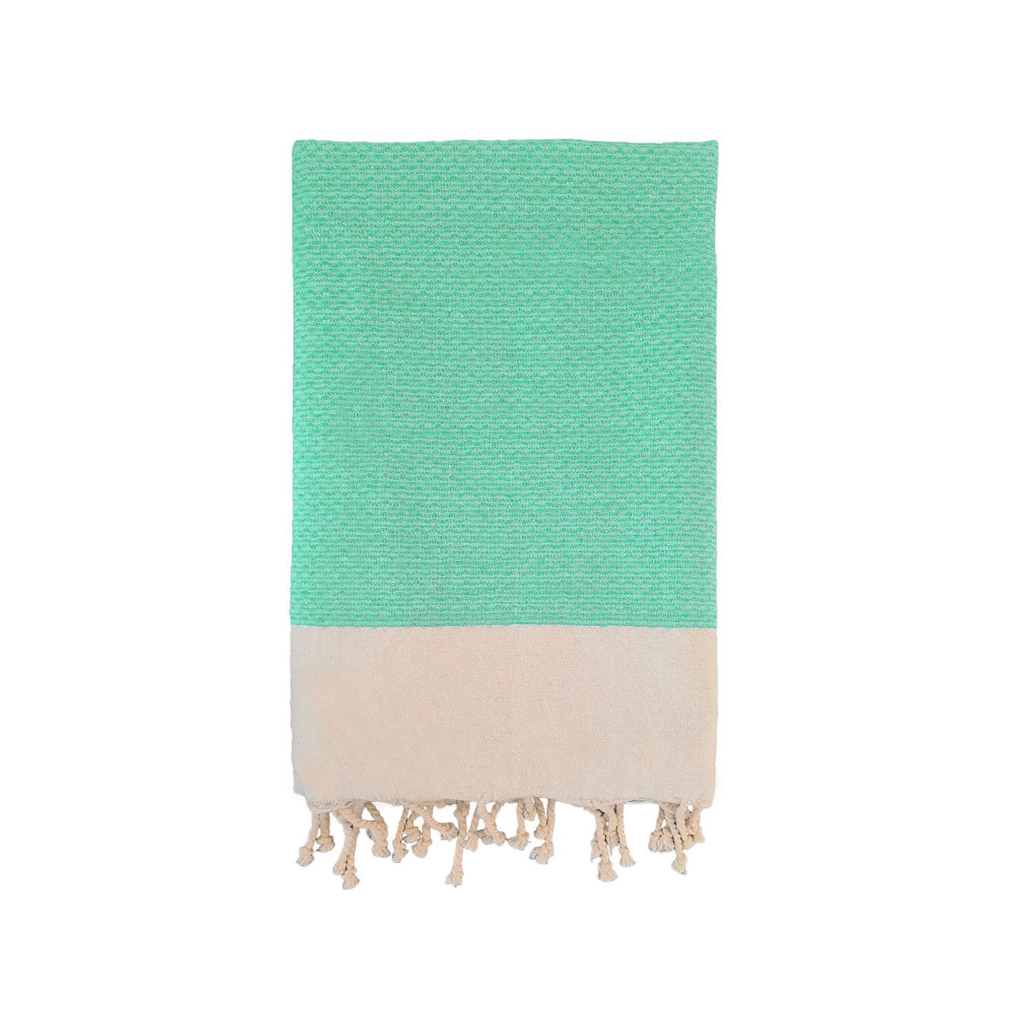 HAMAMTUCH Traditionelles Waffelgewebe Blau 200x200 190g/m² - Athena Türkis XL - Türkis, Textil (200/200cm) - LE COMPTOIR DE LA PLAGE