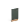 FRONTBLENDE Fame-Line Grün-Gold Landhaus 45 cm ohne AP - Eiche Wotan/Grün, Holzwerkstoff (45/67.4/1.6cm) - Vicco