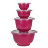 RÜHRSCHÜSSEL-SET Margrethe New dunkel pink(4tlg) - Pink, Kunststoff (21/15cm) - Rosti