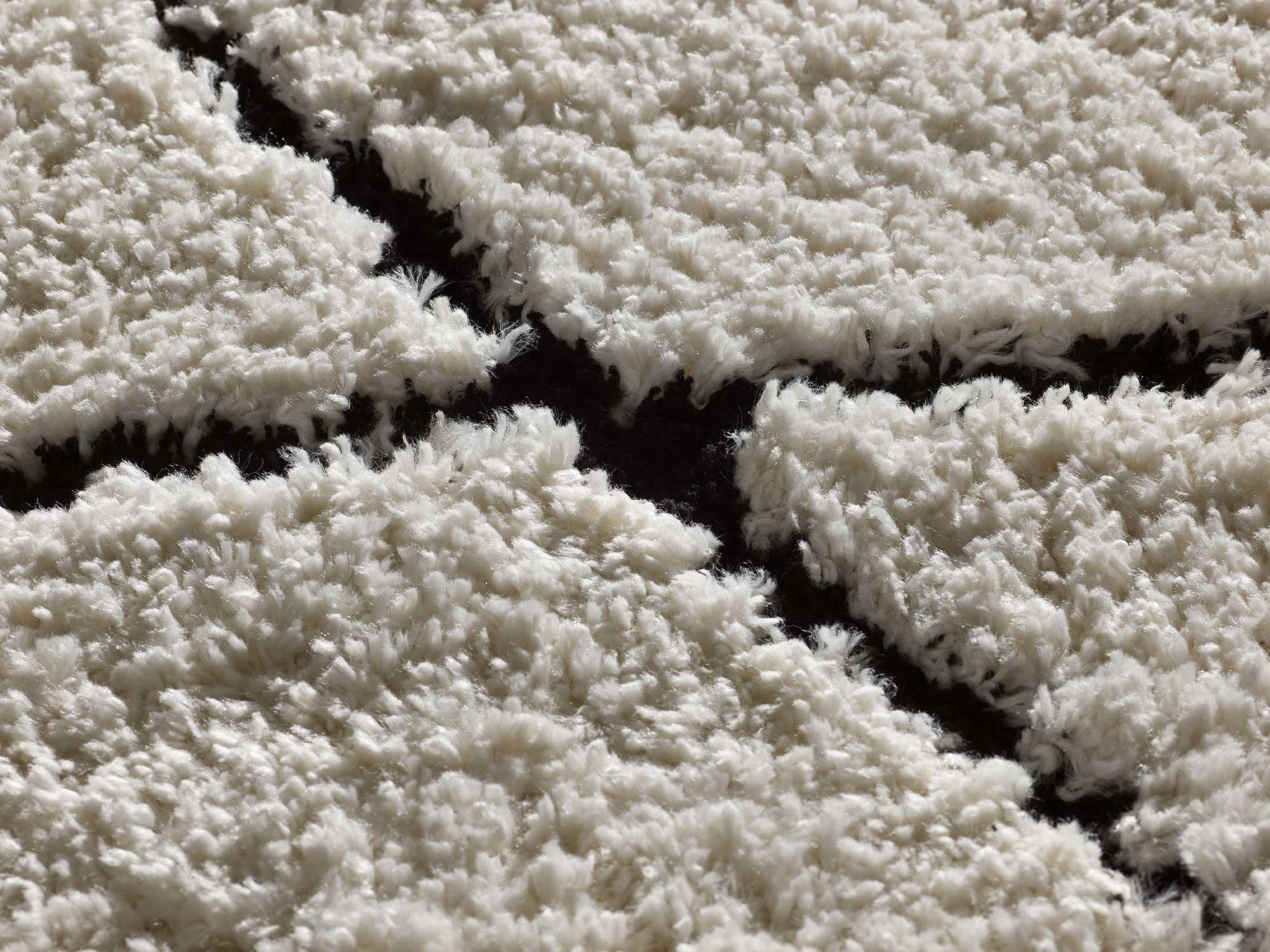 HOCHFLORTEPPICH Creme Atesa 120/170 cm - Creme, Naturmaterialien/Textil (120/170cm) - Atticgo
