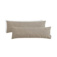 SOFAKISSEN Line 2er-Set - Braun, Textil (25/87cm) - Mokebo