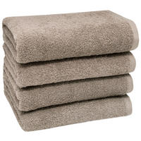 HANDTÜCHER, 4er-Set, 50x100 cm, 100% Baumwolle, Grau - Fango, Textil (50/100cm) - Zollner