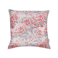 KISSENHÜLLE Hortensie flieder-mauve Mischgewebe 50/50 cm - Flieder/Mauve, Textil (50/50cm) - beties Heimtextil