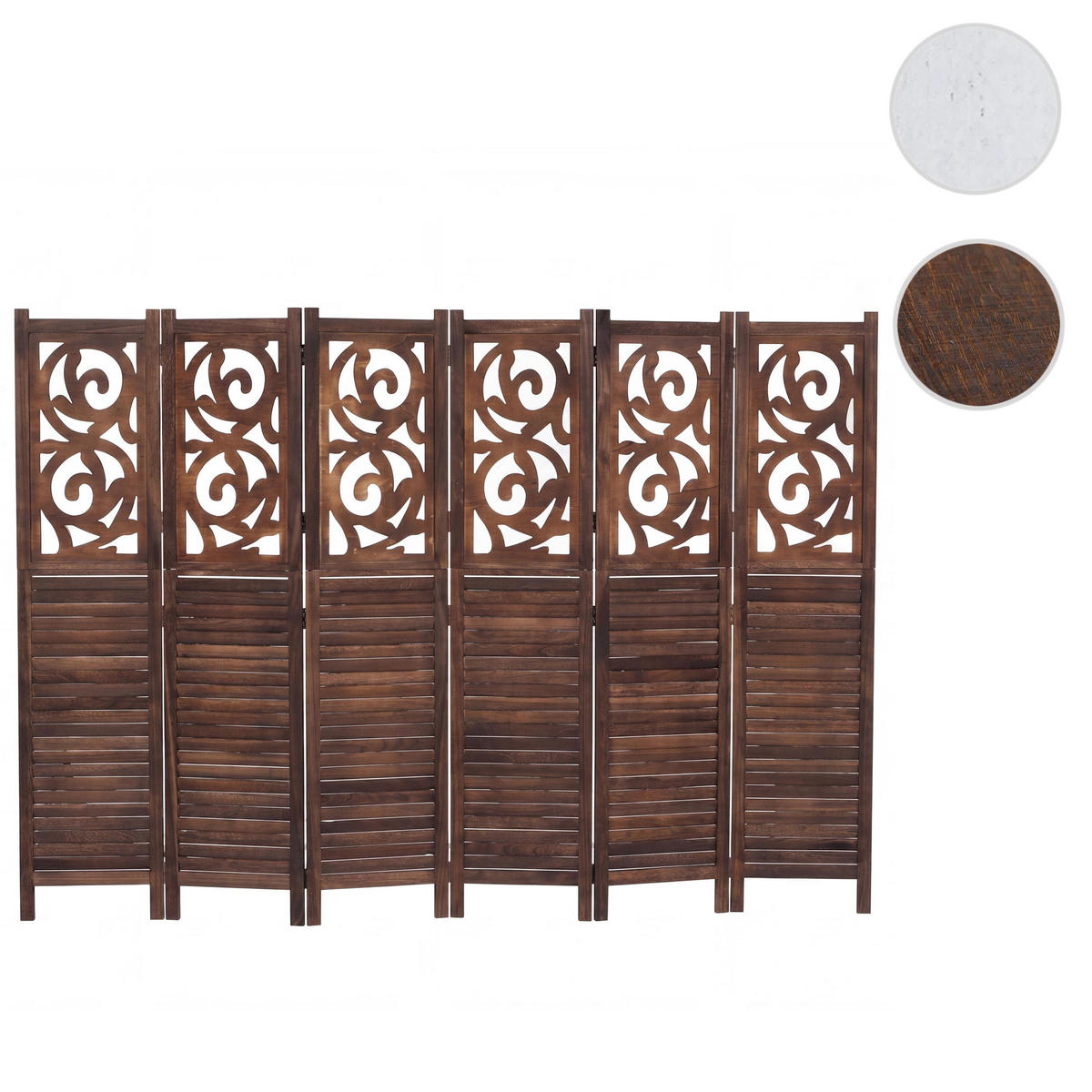 PARAVENT Braun - Braun, Holz (240/170/2cm) - MCW