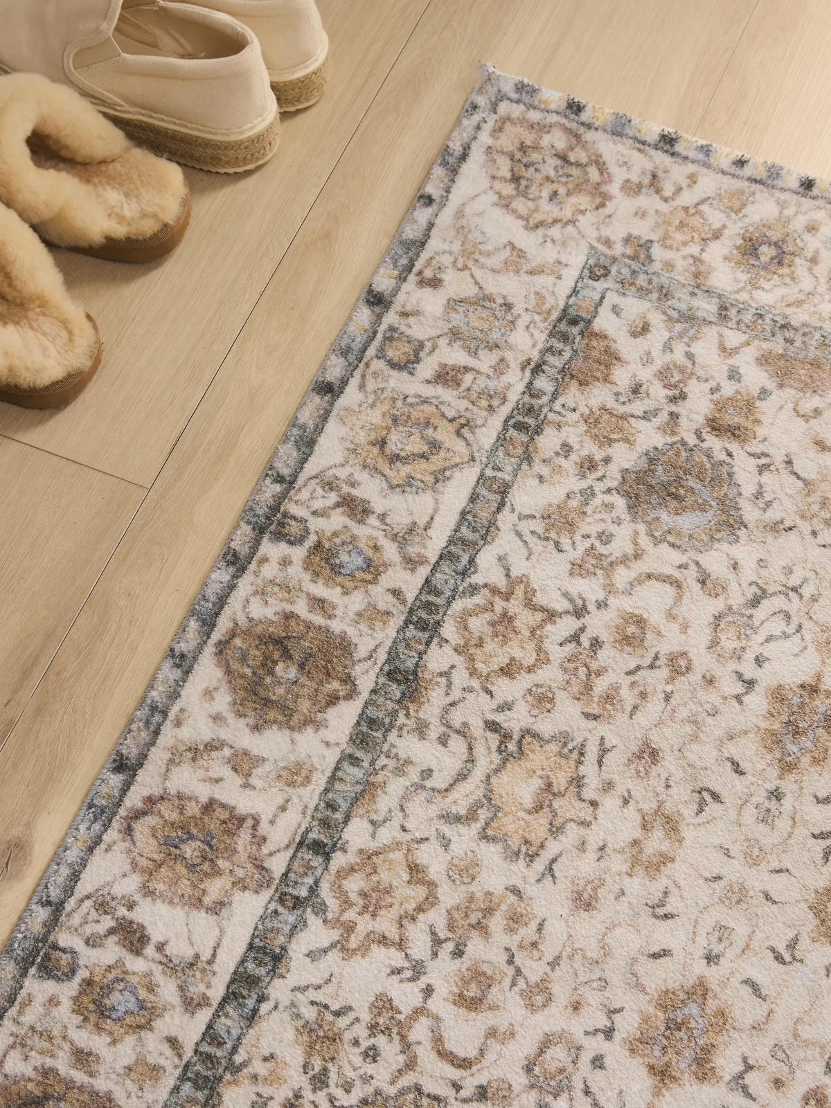 LÄUFER Mara Beige 80x240 cm - Beige, Kunststoff/Textil (80/240cm) - benuta Pop