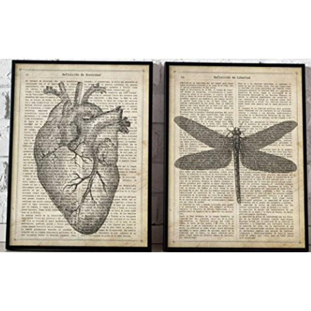 POSTER Set Mit 2 Obst & Gemüse Illustration A4 Rahmenlos - Klar, Papier (29.7/5/21cm) - Nacnic