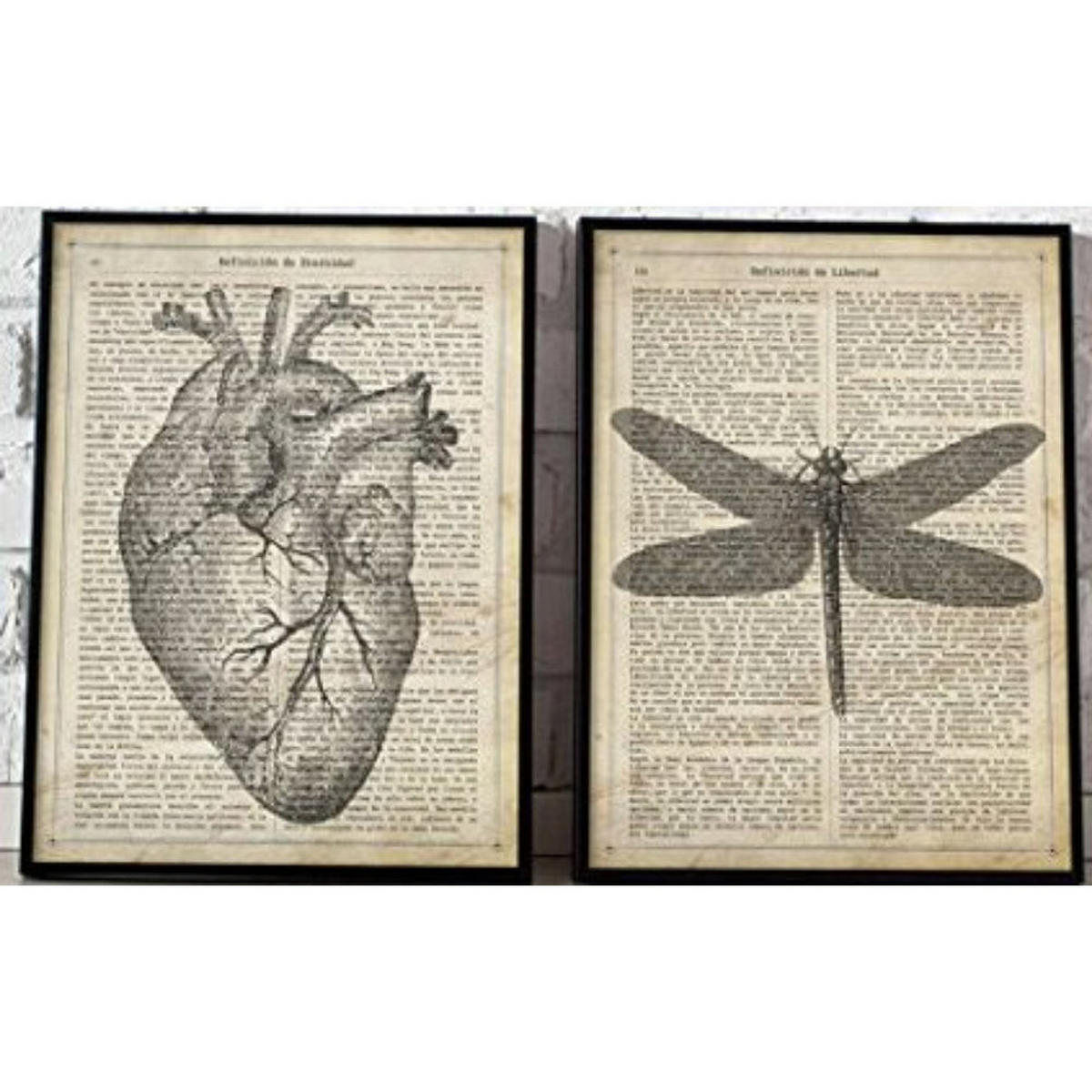 POSTER Set Mit 2 Obst & Gemüse Illustration A4 Rahmenlos - Klar, Papier (29.7/5/21cm) - Nacnic