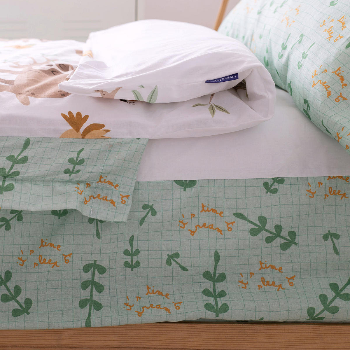 KINDER schlafsack Happy sloth 105x200 cm Ohne füllung - Multicolor, Textil (105/200cm) - Happy Friday