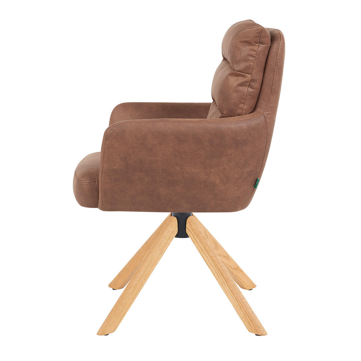 ARMLEHNSTUHL Mika-Jule 2er-Set - Honigeiche/Braun, Eichenholz/Holz (59/94/66cm) - DUBI Möbel