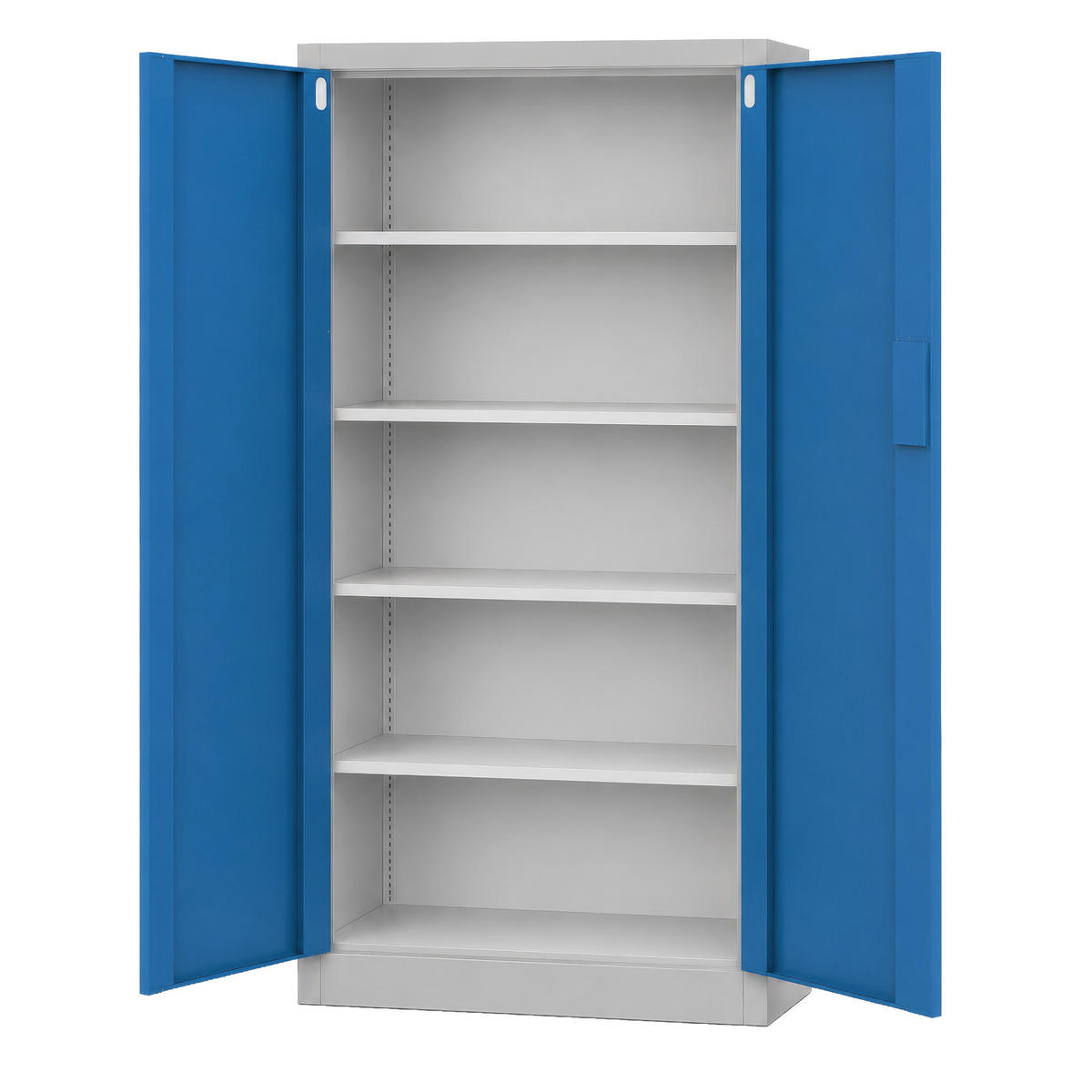 BÜROSCHRANK mit Zahlenschloss DANIEL 185x90x40 cm - Blaugrau, Metall (90/185/40cm) - Jan Nowak