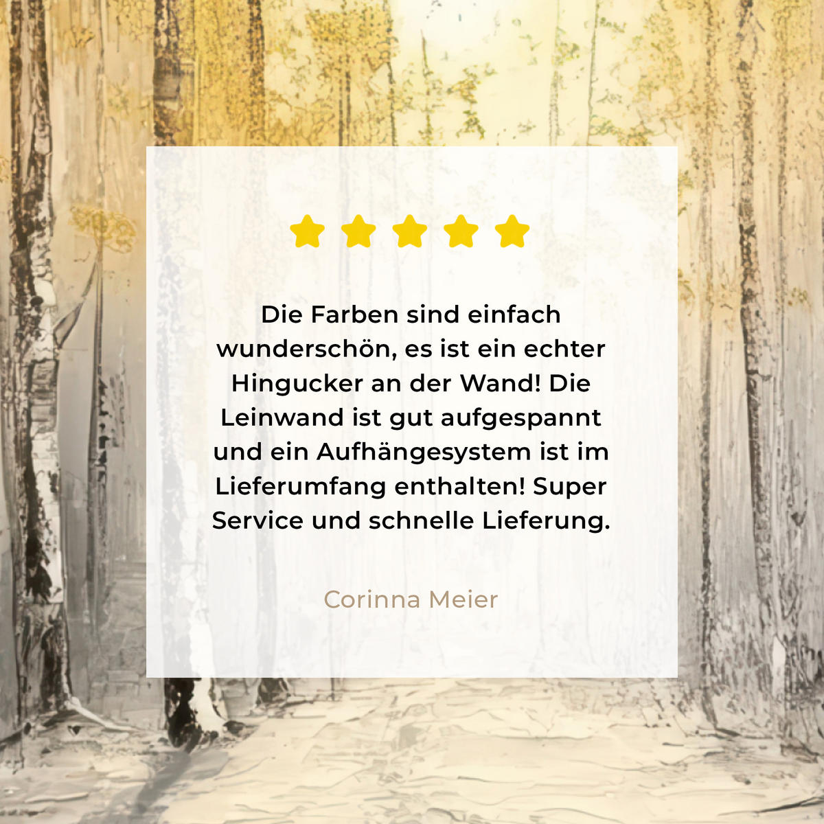 LEINWANDBILD Winter - Abstrakt - Schnee - Natur - Sonne 50x50 cm - Grau, Textil (50/50cm) - MuchoWow