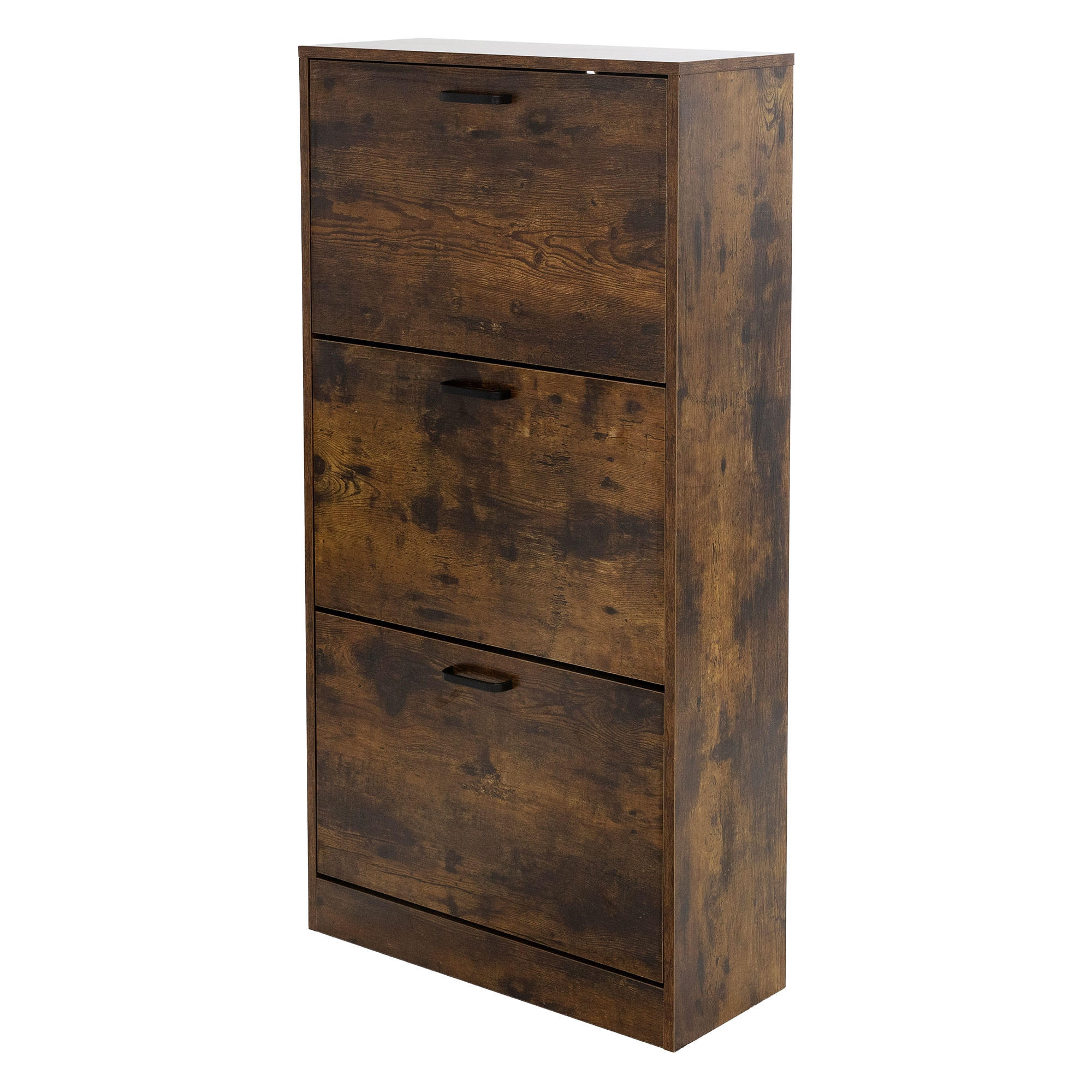 ML-DESIGN SKŘÍŇ NA BOTY pro 18 párů bot, tmavě hnědá, 60x24x120,5 cm