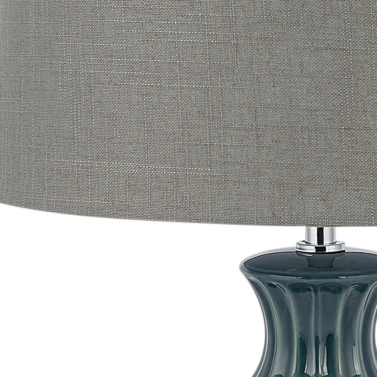 TISCHLAMPE Samina 35/35/59 cm - Grün, Keramik (35/35/59cm) - Beliani