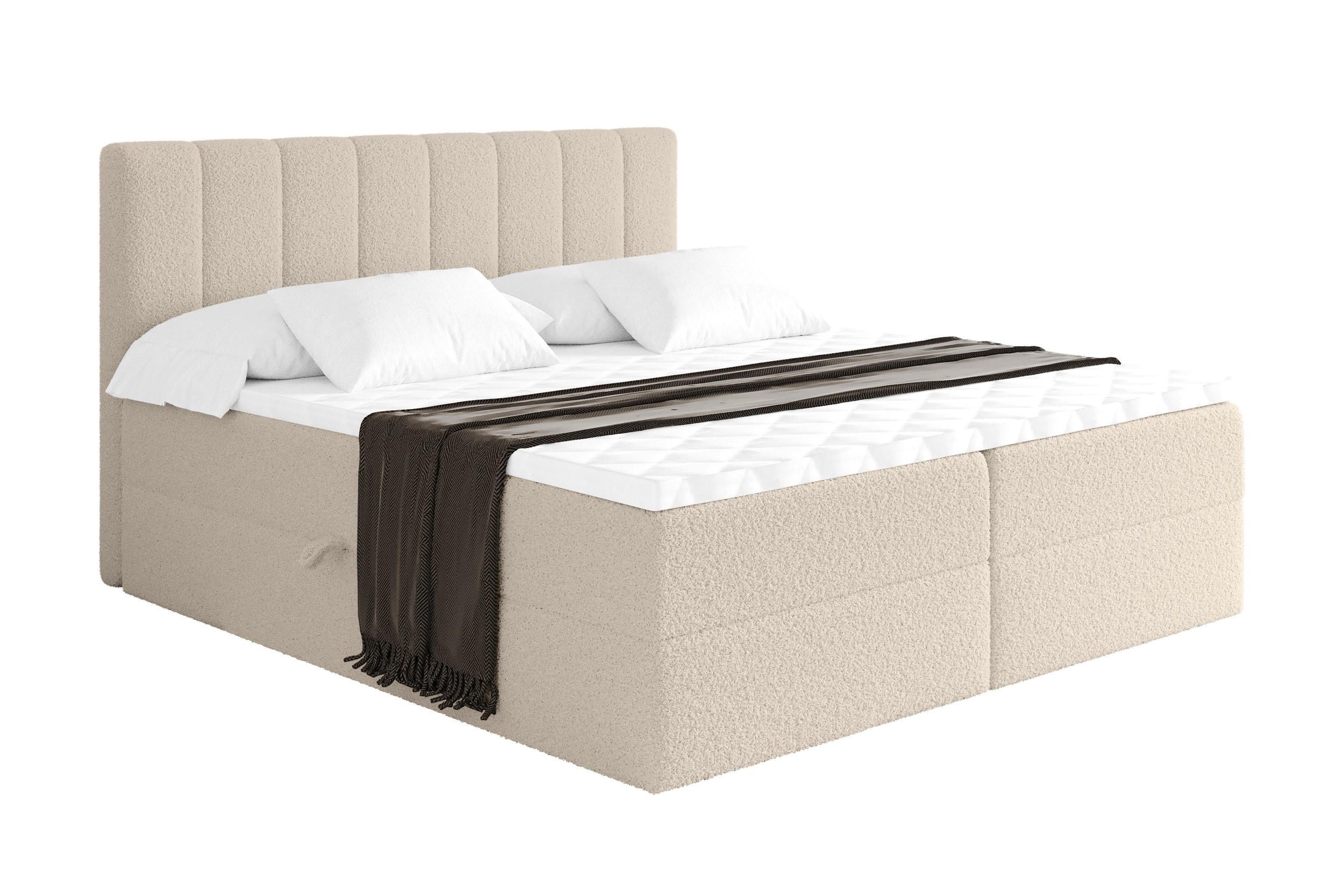 Altdecor Boxbett Cappuccino 180x200 cm