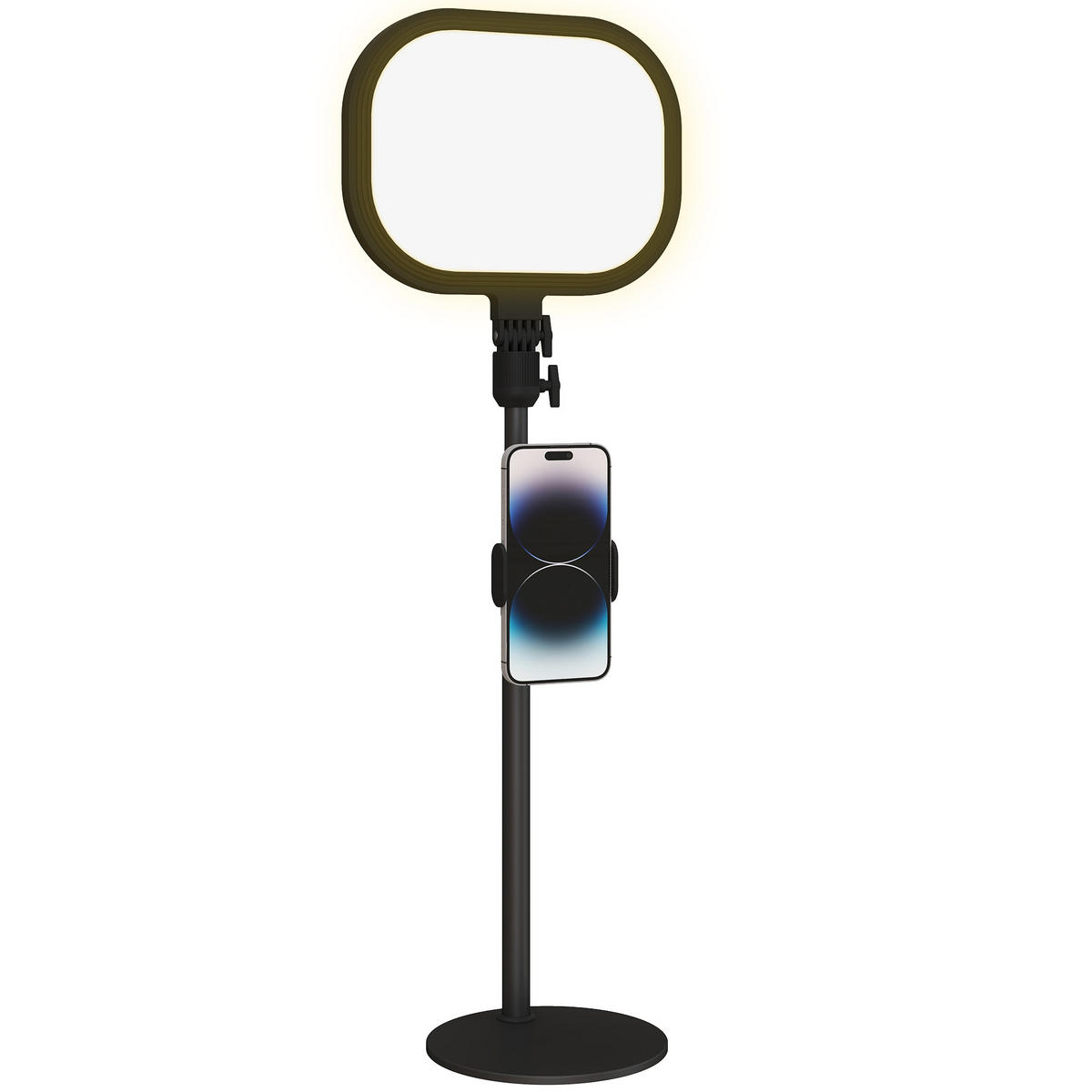 TISCHLAMPE mit Memory-Funktion, Schwarz - Schwarz, Metall (23/23/65cm) - HOMCOM