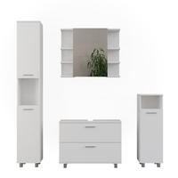 KOUPELNOVÝ NÁBYTEK Ilias Bílá - bílá, kompozitní dřevo (80.2/60.8/33cm) - Vicco