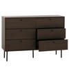 KOMMODE Dunkelbraun - Dunkelbraun, Metall (120/85/40cm) - MCW