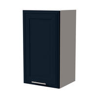 HÄNGESCHRANK Salo W2/40 Weiß / Indigo Matt 40 / 32,5 / 72cm - Weiß/Dunkelblau, Holz/Holzwerkstoff (40/72/32.5cm) - Feldmann-Wohnen