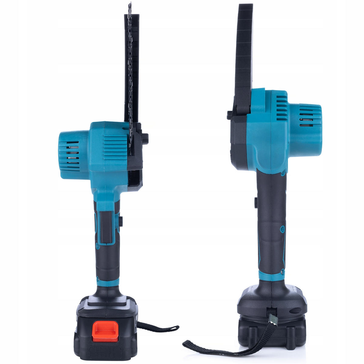 AKKU-KETTENSÄGE Piranhia GP21V Set, 21 V, Schnitt-Ø 110 mm, 2 Akkus 3000 mAh, 6 in Schiene - Multicolor, Kunststoff/Metall (10/10/10cm)