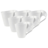 BECHER MIT HENKEL NewWave weiß 300 ml 6er Set - Weiß, Keramik (0.3L) - Villeroy & Boch