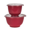 RÜHRSCHÜSSEL-SET Margrethe New rot (2tlg) - Rot, Kunststoff (21/15cm) - Rosti