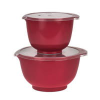 RÜHRSCHÜSSEL-SET Margrethe New rot (2tlg) - Rot, Kunststoff (21/15cm) - Rosti