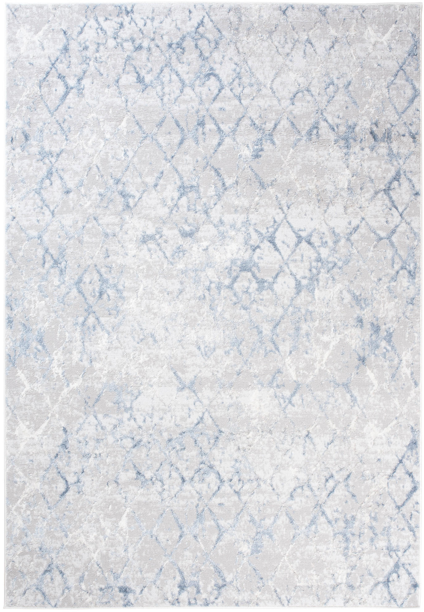 TEPPICH SKY Grau Blau 250/350 cm - Blau/Grau, Textil (250/350cm) - Tapiso