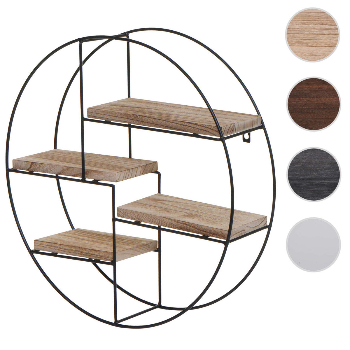 WANDREGAL Beige - Beige, Holz (45/45/11cm) - MCW