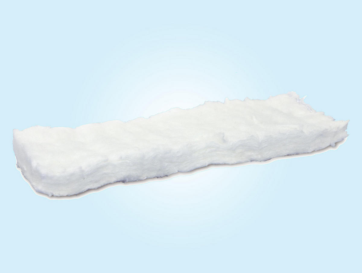 KERAMIKFASER-SCHWAMM Weiß für Kamine und Öfen - Weiß, Keramik (29/2/9cm) - Purline
